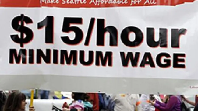 Seattle Minimum Wage Rally